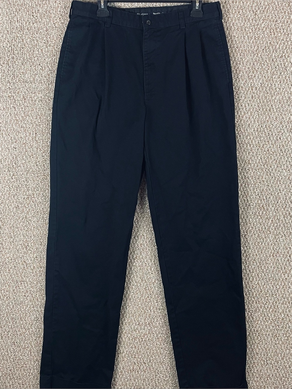 Vtg Polo Ralph Lauren Chino Pants Mens 34x34 Black 90s Y2K Faded F403
